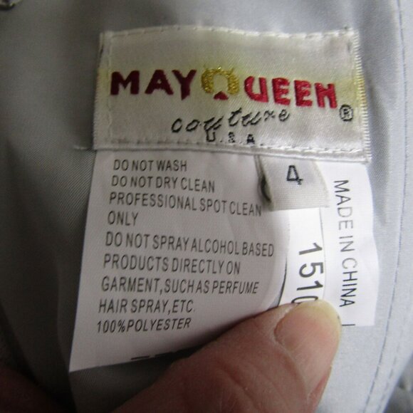 MAY QUEEN COUTURE 4 Beaded FAIRY Prom Homecoming Tulle Princess Ariana Dress - Picture 8 of 9